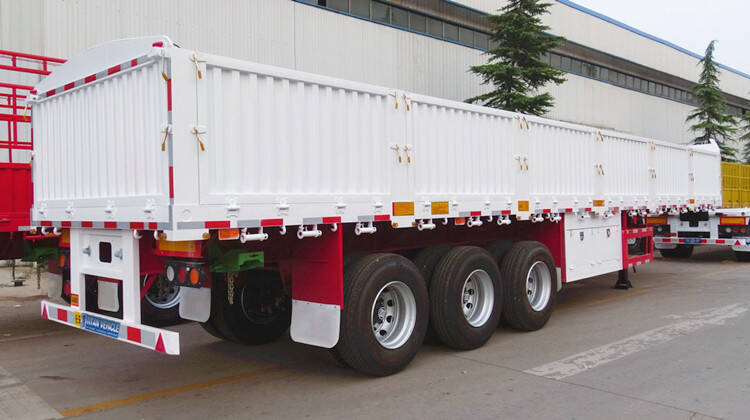 Aotong Qingdao Juyuan Trailer | 3 Axle Sidewall Sideboard Trailer for Sale