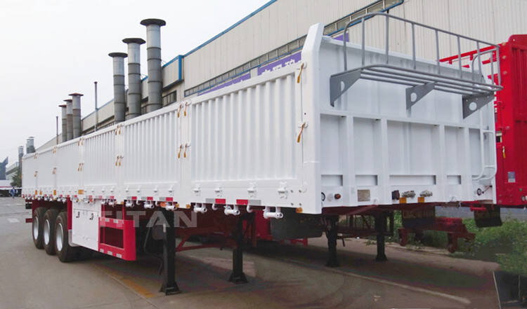 Aotong Qingdao Juyuan Trailer | 3 Axle Sidewall Sideboard Trailer for Sale