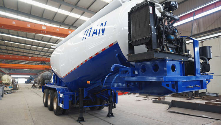 QINGDAO QUEST VEHICLE EQUIPMENT CO.,LTD| QUEST VEHICLE| QUEST| QUEST Trailer Cement Bulker Tanker Trailer for Sale 