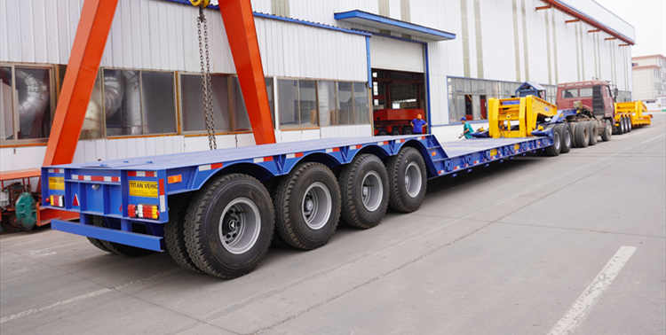 QINGDAO QUEST VEHICLE EQUIPMENT CO.,LTD| QUEST VEHICLE| QUEST| QUEST Trailer Lowboy Gooseneck Trailer for Sale