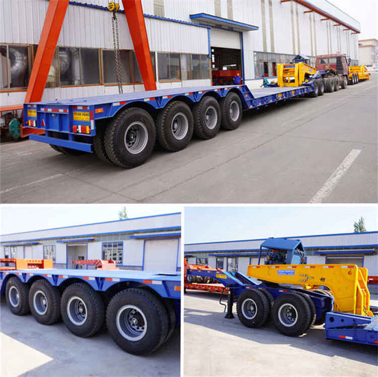 QINGDAO QUEST VEHICLE EQUIPMENT CO.,LTD| QUEST VEHICLE| QUEST| QUEST Trailer Lowboy Gooseneck Trailer for Sale