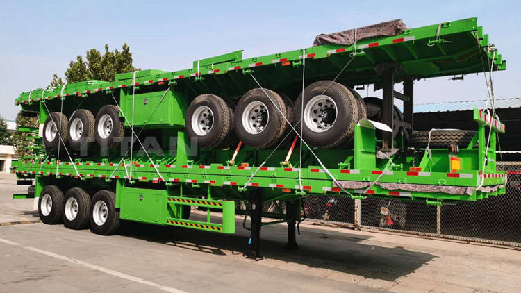 3 Axle Drop Side Wall Cargo Semi Trailer-Shengrun
