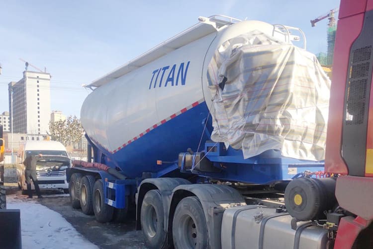 Dry Bulk Trailer | 30CBM Cement Bulker Truck Trailer for Sale-Tongya Auto