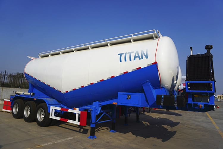 Cement Bulker Truck | 50 Ton Dry Bulk Trailer for Sale-Changhong