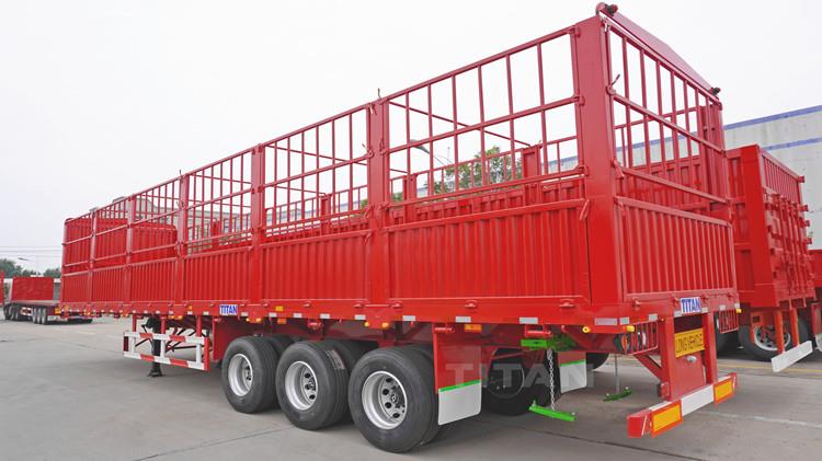 Cargo Semi Trailer | 60 Ton Livestock Fence Trailer for Transport-Changhong