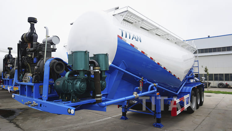 Cement Bulker Truck | 50 Ton Dry Bulk Trailer for Sale-Changhong