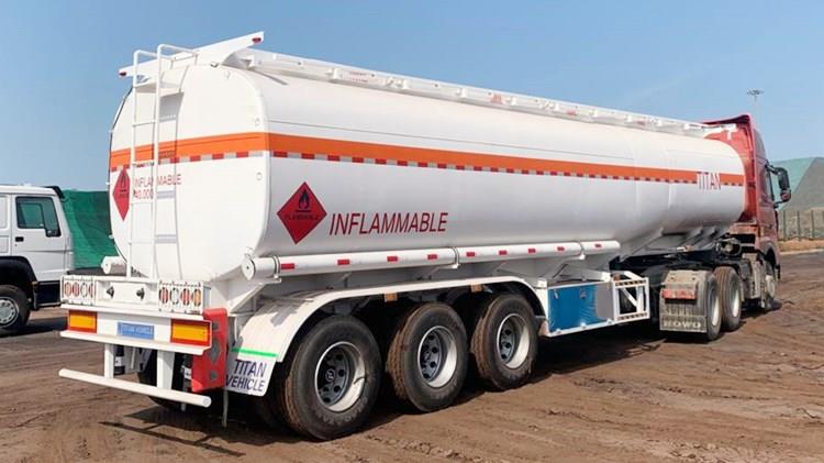 42000 Liters Fuel/Diesel/Petrol Tanker Trailers for Sale-Changhong