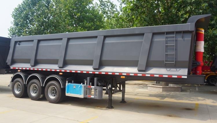 35CBM End Dump Tipper Trailer for Sale Near Me-Changhong