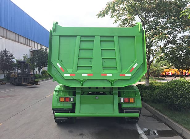 4 Axles 33CBM End Dump Trailer