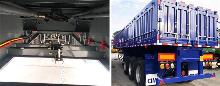 Details of Tri Axle 34 Ton Side Tipper Trailer