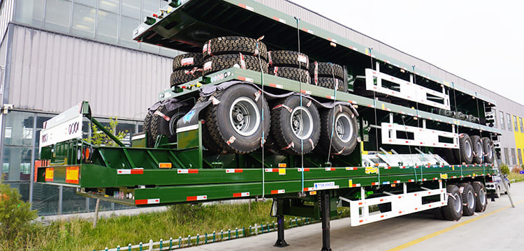 4 Axle 48Ft Flatbed Trailer
