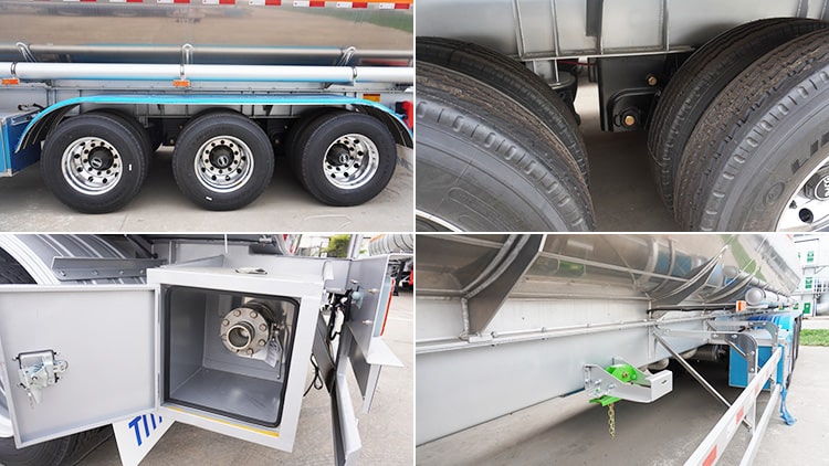 40000 ltrs aluminum tanker trailer