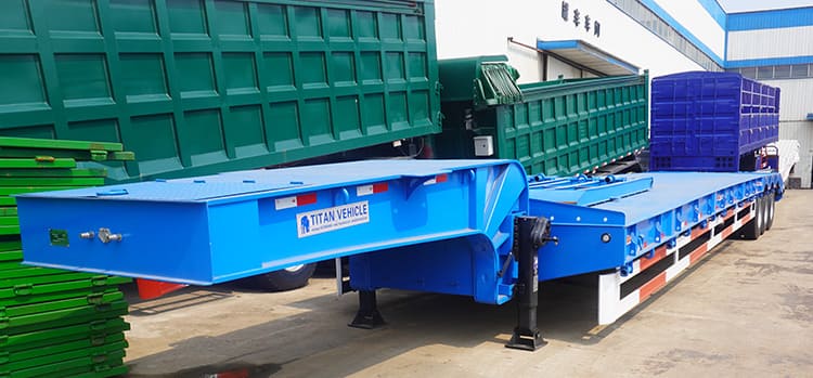 80T Tri Axle Low Loader Trailer