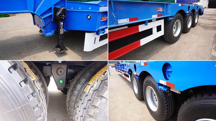 80T Tri Axle Low Loader Trailer
