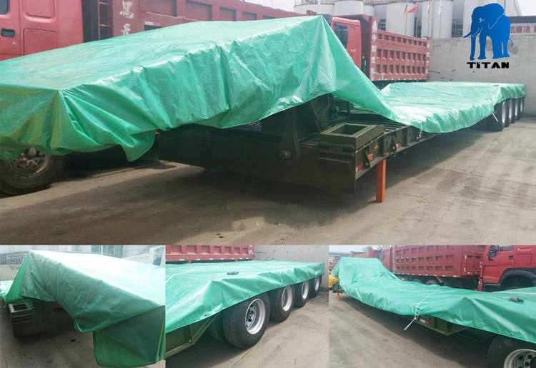 4 Axle Removable Gooseneck Lowboy Trailer