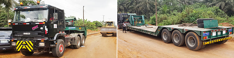 4 Axle 100T Hydraulic Detachable Gooseneck Lowboy Trailer