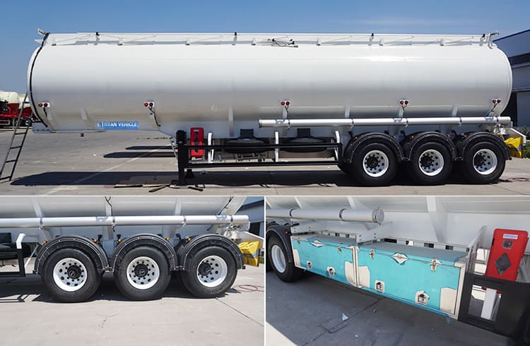 45000L Tri Axle Fuel Tanker Trailers