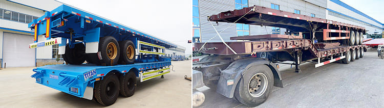 Hydraulic Low Bed Trailer Price for Sale