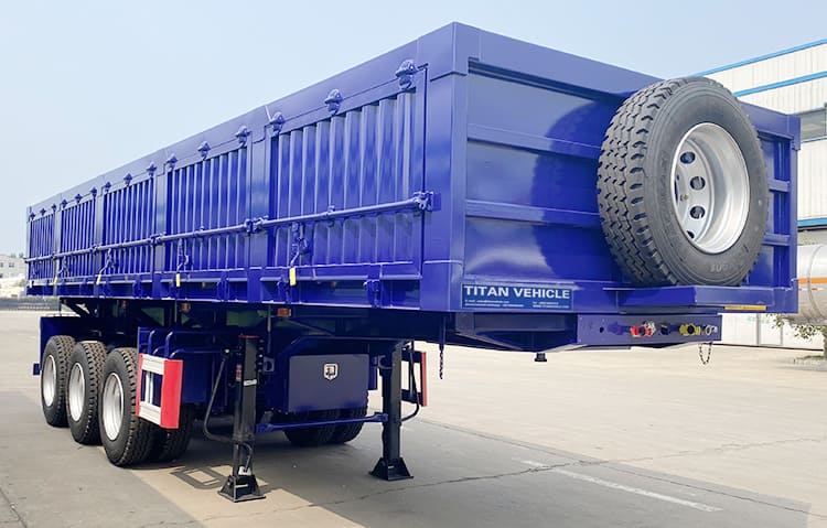 Tri Axle 34 Ton Side Tippers Semi Trailer