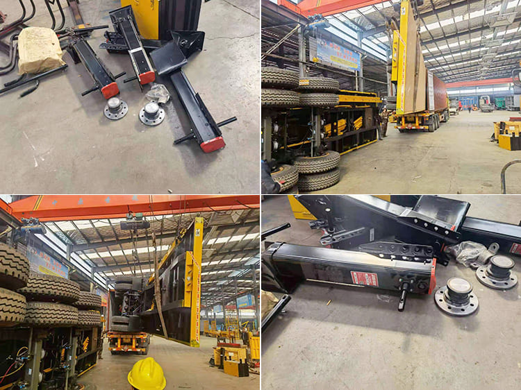 Tri Axle 34 Ton Side Tippers Semi Trailer