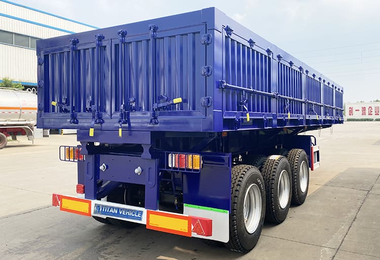 Tri Axle 34 Ton Side Tippers Semi Trailer