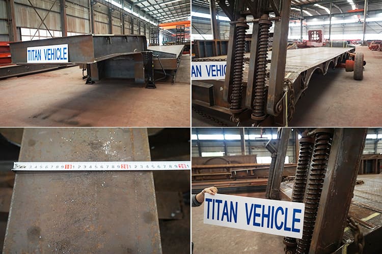 Hydraulic Low Bed Trailer Price for Sale