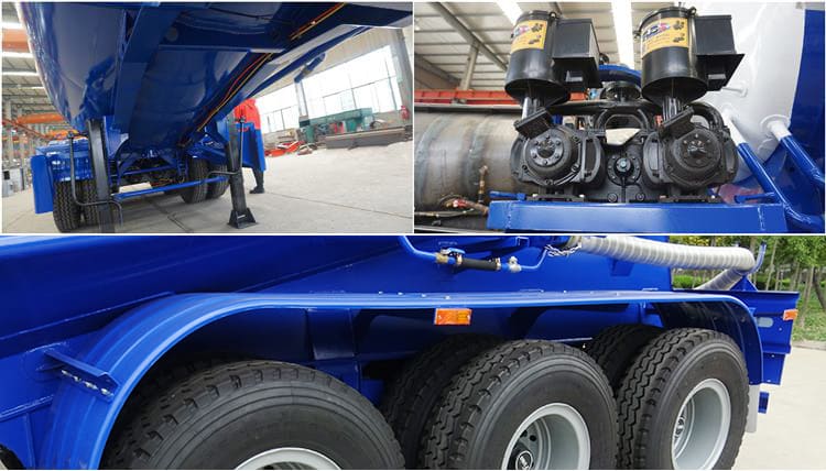 3 axles cement tanker trailer