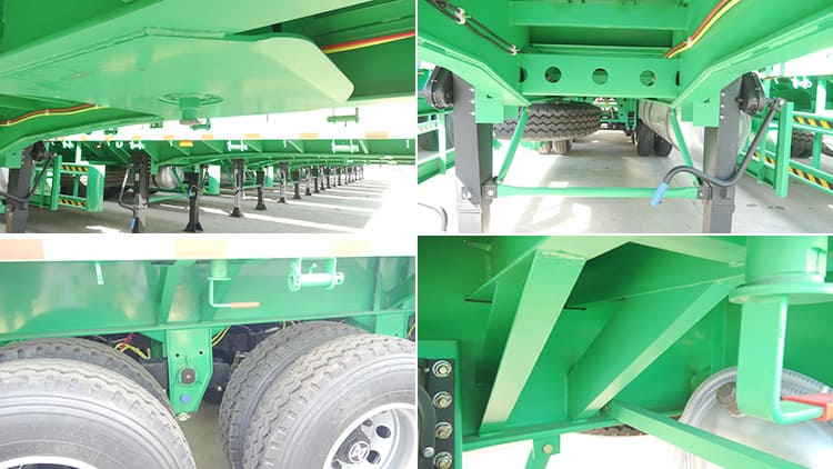 tri axle flat bed trailer