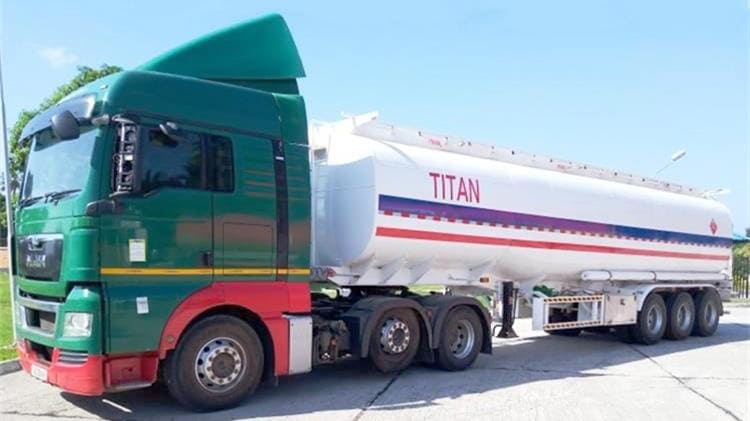 3 axles fuel tanker trailer
