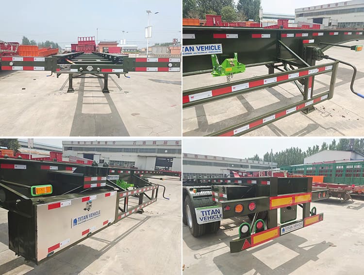 3 Axle 40Ft Shipping Container Trailer