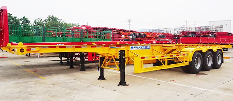 40 Feet Skeletal Container Transport Trailer