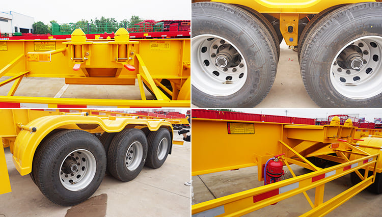 40 Feet Skeletal Container Transport Trailer