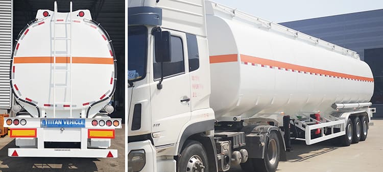 3 axles petrol tanker trailer