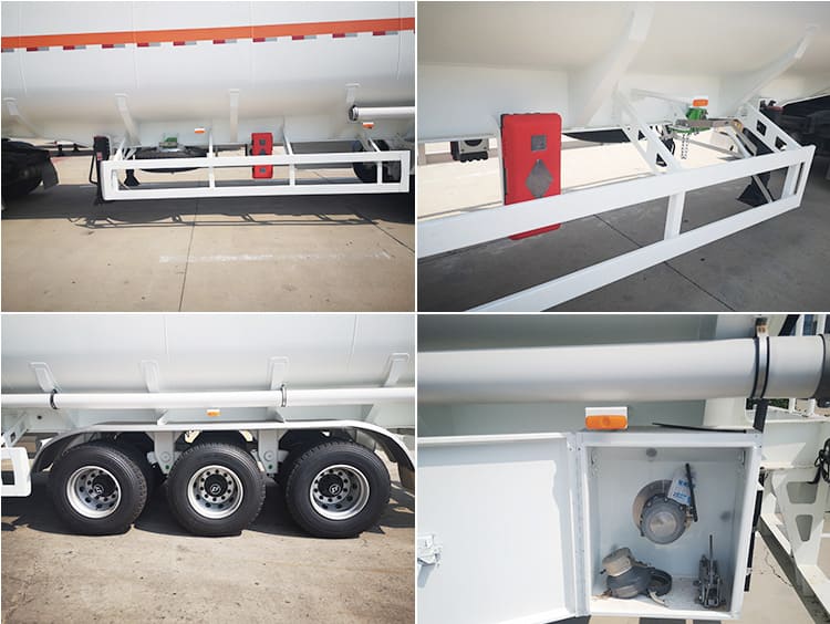 3 axles petrol tanker trailer