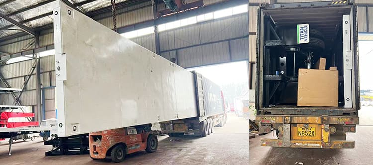 Flatbed Truck Trailer 40 Feet