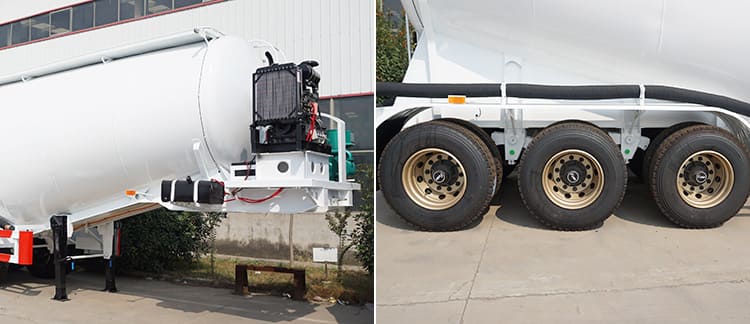 40 Ton Bulk Cement Truck Trailer
