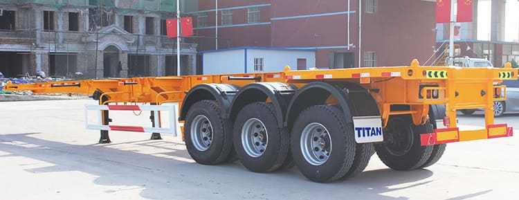 Container Skeleton Trailer for Sale | 40Ft Skeleton Semi Trailer 