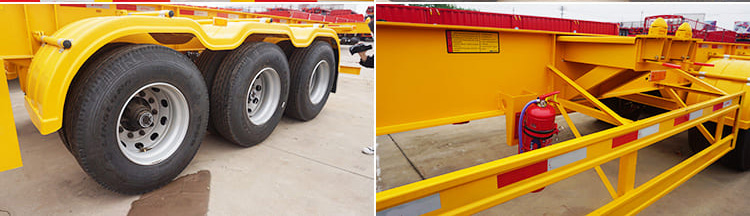40Ft Skeleton Conainer Trailer for Sale Price in Congo