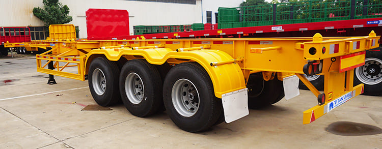 40Ft Skeleton Conainer Trailer for Sale Price in Congo
