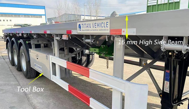 40Ft Flatbed Trailer for Sale Near Me in Madagascar