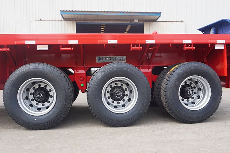 STU Trailers Limited Company | 3 Axle 12M Semi Truck Flatbed Trailer Price In Zimbabwe