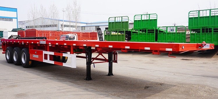 STU Trailers Limited Company | 3 Axle 12M Semi Truck Flatbed Trailer Price In Zimbabwe