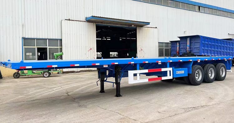 Tri Axle 12M Flatbed Trailer Prices