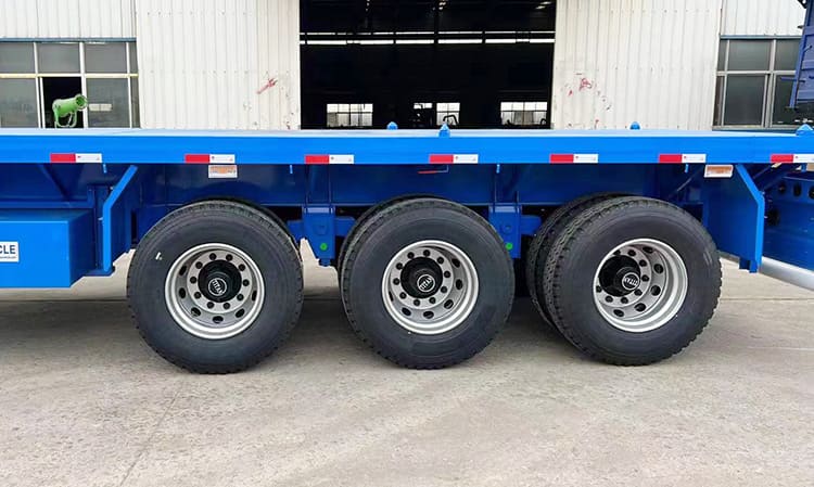 Tri Axle 12M Flatbed Trailer Prices for Sale in Philippines Manila