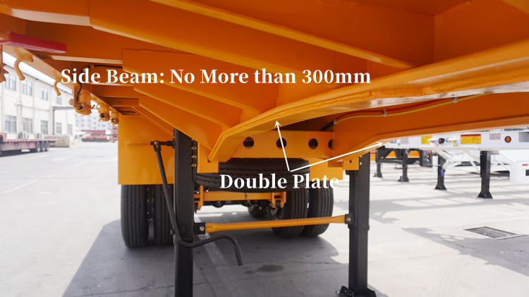 Best 20 Foot Flatbed Semi Trailer for Sale in Kenya