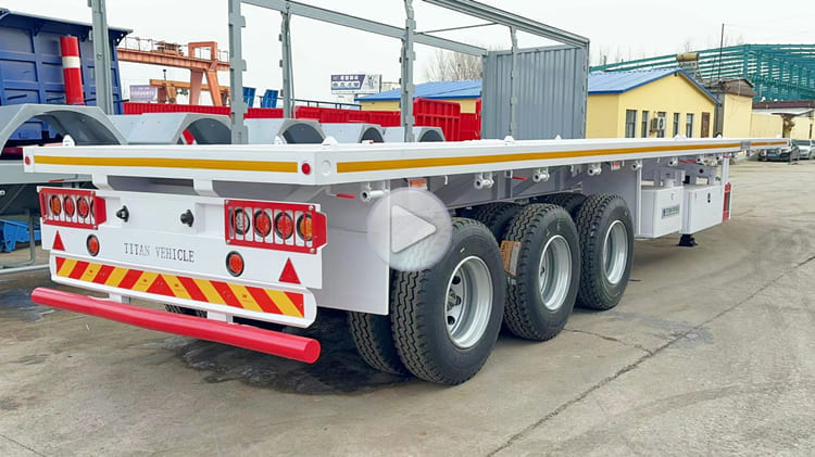 Triple Axle 40Ft Flat Trailer for Sale in Zimbabwe