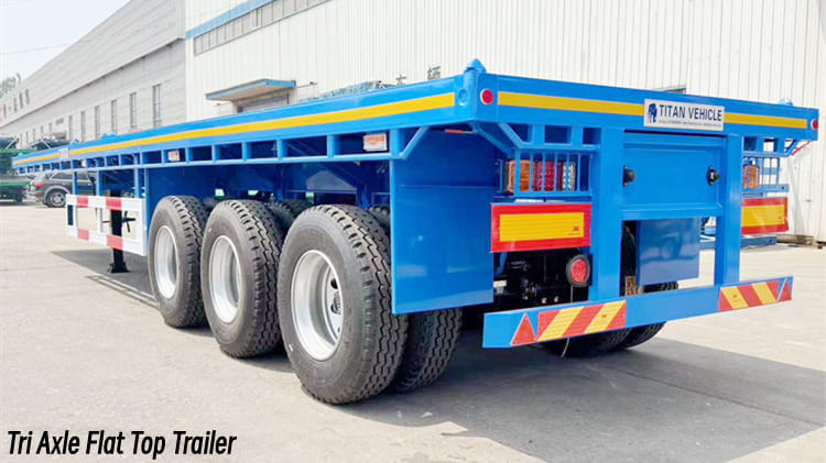Tri Axle Flat Top Trailer for Sale in Gambia