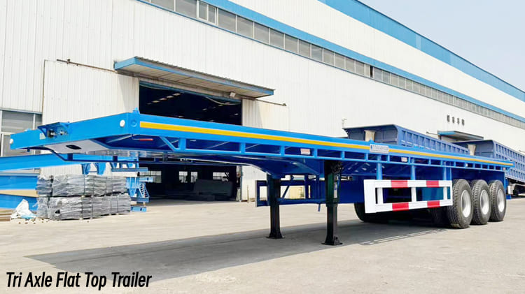 Tri Axle Flat Top Trailer for Sale in Gambia