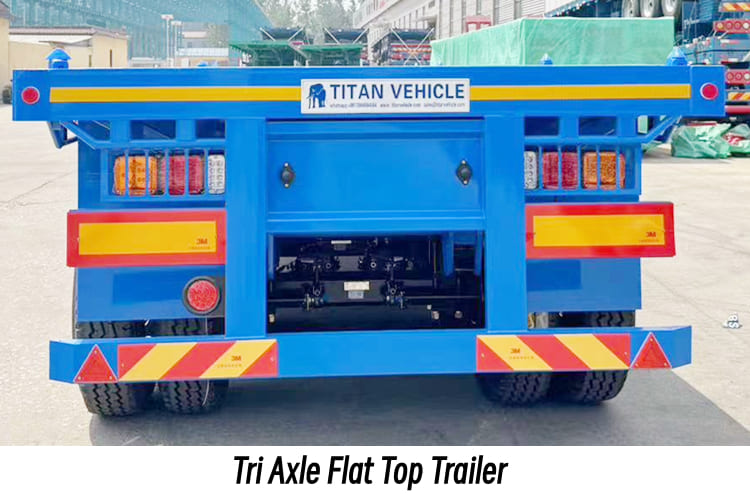 Tri Axle Flat Top Trailer for Sale in Gambia