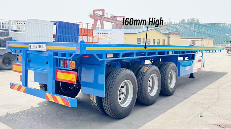 Tri Axle Flat Top Trailer for Sale in Gambia